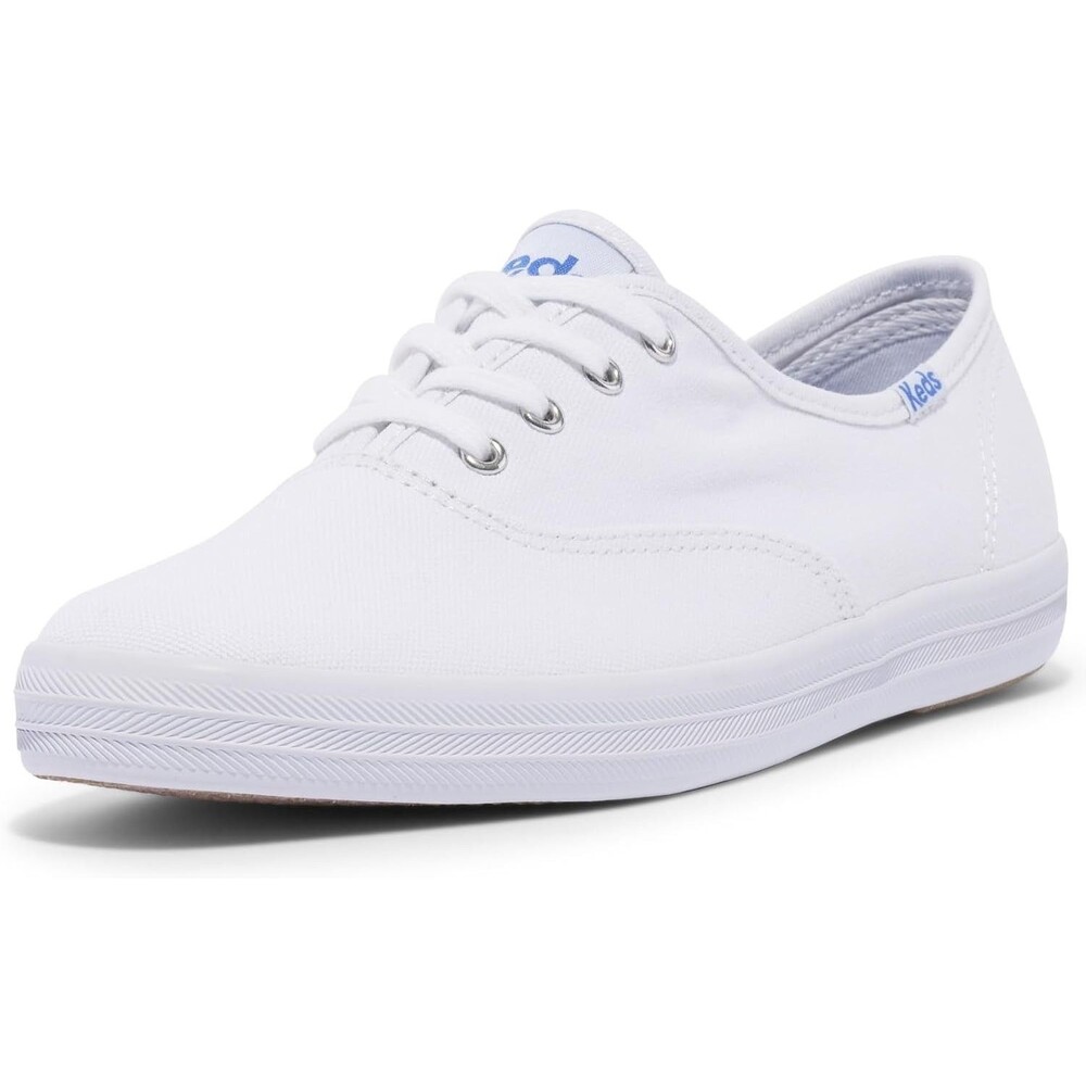 Keds Champion Original Canvas Lace-Up Sneaker White Women's Sz 9 Wide